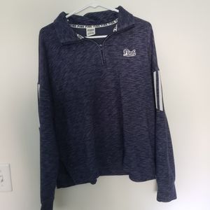 VS PINK Quarter Zip Crop